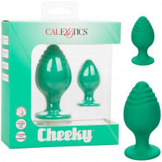 Набор анальных втулок Cheeky силикон зеленый 2 шт Набор анальных втулок Cheeky силикон зеленый 2 шт