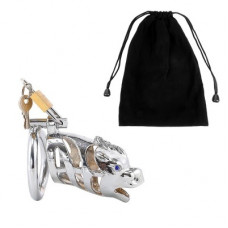 Насадка пояс верности мужская с замочком 8 см