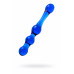 Двусторонний фаллоимитатор Sexus Glass стекло синий 20,5 см Двусторонний фаллоимитатор Sexus Glass стекло синий 20,5 см