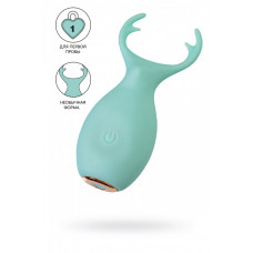 Вибратор Mr.Moose из силикона бирюзовый 9,5 см