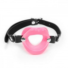 Кляп-расширитель в форме губ розовый Кляп-расширитель в форме губ розовый