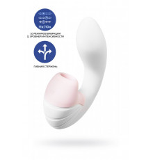 Вибратор Satisfyer Supernova с вакуум-волновым стимулятором белый 16,9 см