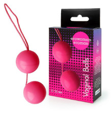 Вагинальные шарики Balls розовые d 3,5 см
