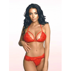 Комплект открытый Amor El красный S/M