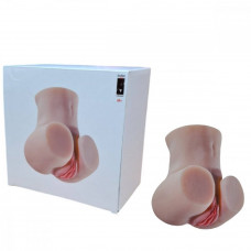 Мастурбатор полуторс с вибрацией функцией всасывания и звуком 17 см