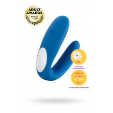 Многофункциональный стимулятор для пар Satisfyer Partner Whale голубой Многофункциональный стимулятор для пар Satisfyer Partner Whale голубой