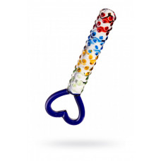 Фаллоимитатор стеклянный с пупырышками 22 см Фаллоимитатор стеклянный с пупырышками 22 см