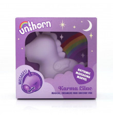Вибромассажер Unihorn Karma Lilac с функцией пульсации фиолетовый