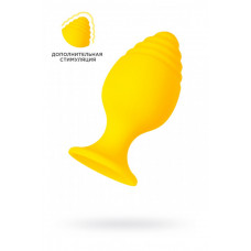 Анальная втулка ToDo Riffle желтая 6 см Анальная втулка ToDo Riffle желтая 6 см