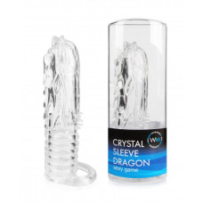 Насадка закрытая в форме дракона Crystal sleeve dragon 13,5 см Насадка закрытая в форме дракона Crystal sleeve dragon 13,5 см
