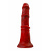 Вибратор Black&Red Monster Rex красный 24,5 см