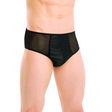 Трусы мужские со шнуровкой сзади FlirtOn черные 46-48
