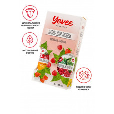 Набор смазок Yovee клубника/дыня + малина/мята 2 х 100 мл Набор смазок Yovee клубника/дыня + малина/мята 2 х 100 мл