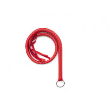 Плеть из искусcтвенной кожи красная 100 см