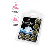 Массажное масло Secret Play Brazilian Balls ледяной эффект 6 шт