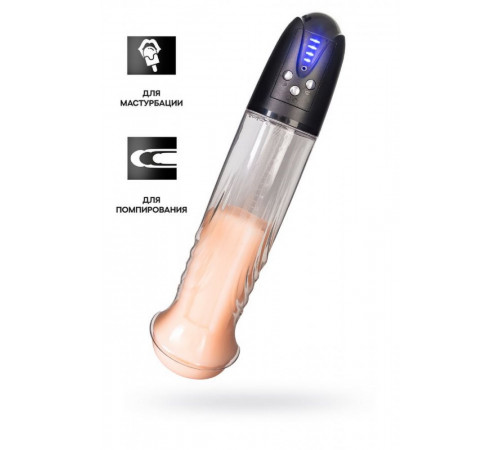 Автоматическая помпа для пениса Sexus men Expert Thorin черная 32 см