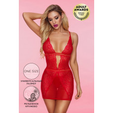 Комбинация и стринги Candy Girl Desiree красные OS Комбинация и стринги Candy Girl Desiree красные OS