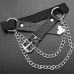 Подвязка на ногу Anklet necklace с цепью регулируемая черная Подвязка на ногу Anklet necklace с цепью регулируемая черная