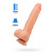 Фаллоимитатор RealStick Nude Wilt телесный 29,5 см