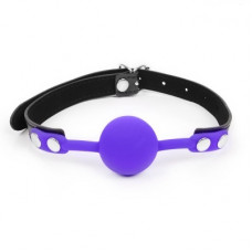 Кляп NotabuBDSM силикон фиолетовый 4 см Кляп NotabuBDSM силикон фиолетовый 4 см