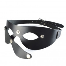 Маска Sitabella Новичок съемные шоры на кнопках чёрная кожа Маска Sitabella Новичок съемные шоры на кнопках чёрная кожа