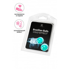 Массажное масло Secret Play Brazilian Balls с охлаждающим эффектом 2 шт