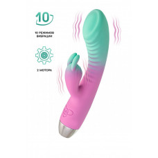 Вибратор с клиторальной стимуляцией Flovetta Orchid мятно-розовый 21 см Вибратор с клиторальной стимуляцией Flovetta Orchid мятно-розовый 21 см