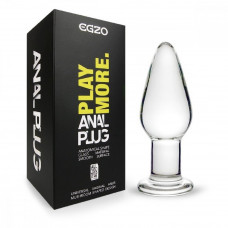 Анальная втулка стеклянная Egzo 9,9 см Анальная втулка стеклянная Egzo 9,9 см