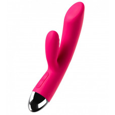 Вибромассажер с подвижным шариком Svakom Trysta розовый 18,6 см Вибромассажер с подвижным шариком Svakom Trysta розовый 18,6 см