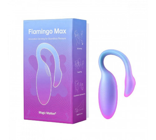 Вибратор и тренажёр Кегеля Flamingo Max синий 11 см