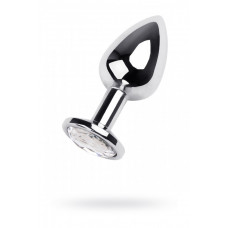 Анальная втулка с кристаллом Large прозрачный 9 см Анальная втулка с кристаллом Large прозрачный 9 см