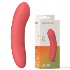 Минивибратор перезаряжаемый Atom коралловый 11,5 см Минивибратор перезаряжаемый Atom коралловый 11,5 см