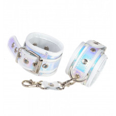 Наручники Sitabella перламутр белые кожа Наручники Sitabella перламутр белые кожа