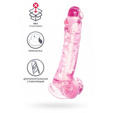 Реалистичный фаллоимитатор розовый 19 см Реалистичный фаллоимитатор розовый 19 см