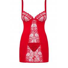 Комбинация и стринги Heartina Obsessive красная S/M Комбинация и стринги Heartina Obsessive красная S/M