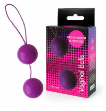 Вагинальные шарики Balls фиолетовые d 3,5 см