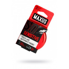 Презервативы Maxus Sensitive ультратонкие в железном кейсе 3 шт Презервативы Maxus Sensitive ультратонкие в железном кейсе 3 шт