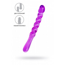 Двусторонний фаллоимитатор A-Toys Tanza фиолетовый 27,5 см