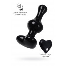 Анальная втулка Sexus Glass черная 9,8 см Анальная втулка Sexus Glass черная 9,8 см