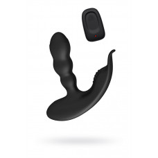 Стимулятор простаты Levett Jonas с пультом ДУ силикон чёрный Стимулятор простаты Levett Jonas с пультом ДУ силикон чёрный