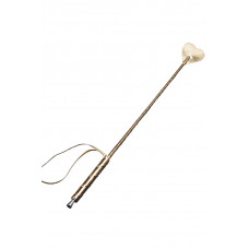 Стек Sitabella с деревянной ручкой сердце золотистый 64 см Стек Sitabella с деревянной ручкой сердце золотистый 64 см