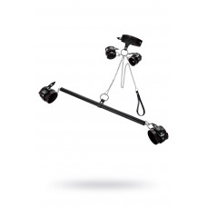 Бондажный набор Pecado 3 точки фиксации с ошейником черный Бондажный набор Pecado 3 точки фиксации с ошейником черный