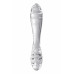 Двусторонний фаллоимитатор Satisfyer Dazzling Crystal прозрачный 18,5 см