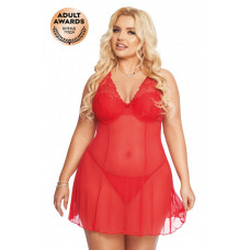 Комбинация и стринги Collection Berta красный XXXL Комбинация и стринги Collection Berta красный XXXL