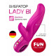 Вибратор кролик Fun Factory Lady Bi пурпурный 22 см
