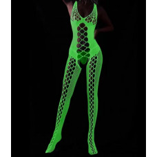 Боди-комбинезон сетка с доступом Shelly светящийся в темноте S/L Боди-комбинезон сетка с доступом Shelly светящийся в темноте S/L