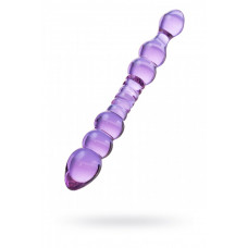 Фаллоимитатор стеклянный двусторонний розовый 22,8 см Фаллоимитатор стеклянный двусторонний розовый 22,8 см