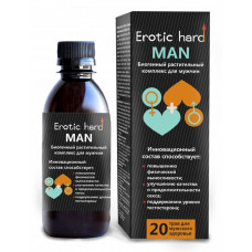 Концентрат биогенный для мужчин Erotic hard для усиление эрекции 250 мл Концентрат биогенный для мужчин Erotic hard для усиление эрекции 250 мл