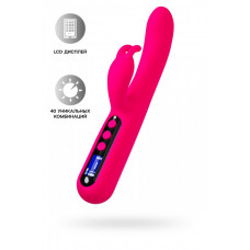 Вибратор для точки G с клиторальной стимуляцией розовый 23,5 см Вибратор для точки G с клиторальной стимуляцией розовый 23,5 см