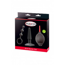 Набор анальных игрушек Malesation Anal Starter Set черный 3 шт Набор анальных игрушек Malesation Anal Starter Set черный 3 шт